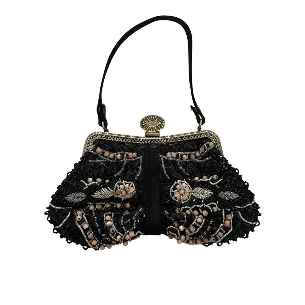 Womens‎ Whimsigoth Beaded Floral Evening Bag Fairy Grunge Formal HOCO Renfaire
